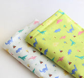 可愛恐龍圖案布料韓國製造半碼